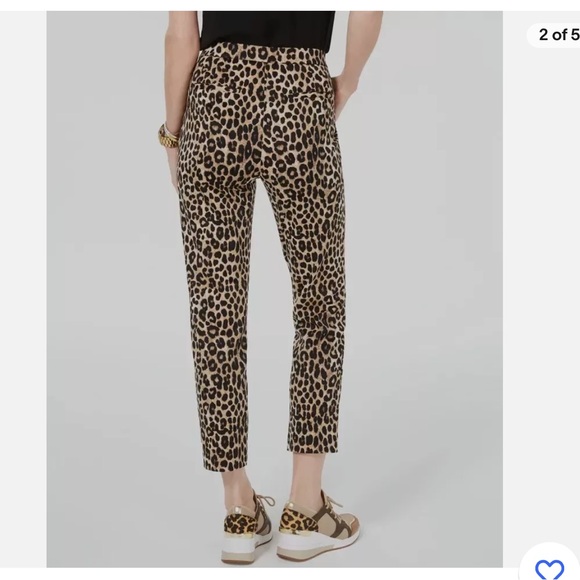 Michael Kors Pull-on Cheetah Trousers Animal Print with Pockets ✨brand n… - Picture 5 of 13